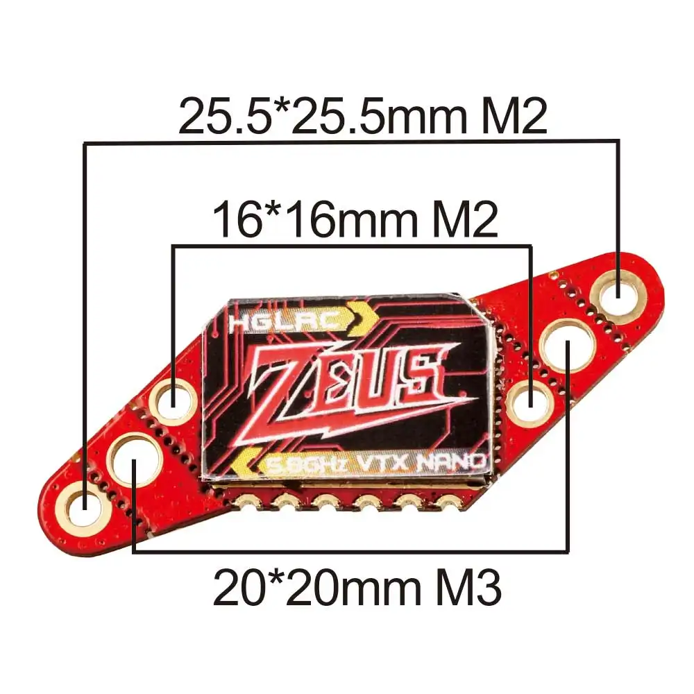 Hglrc Zeus Nano Vtx 5.8G 350Mw - огляд і ціна Drone Power Distribution Board
